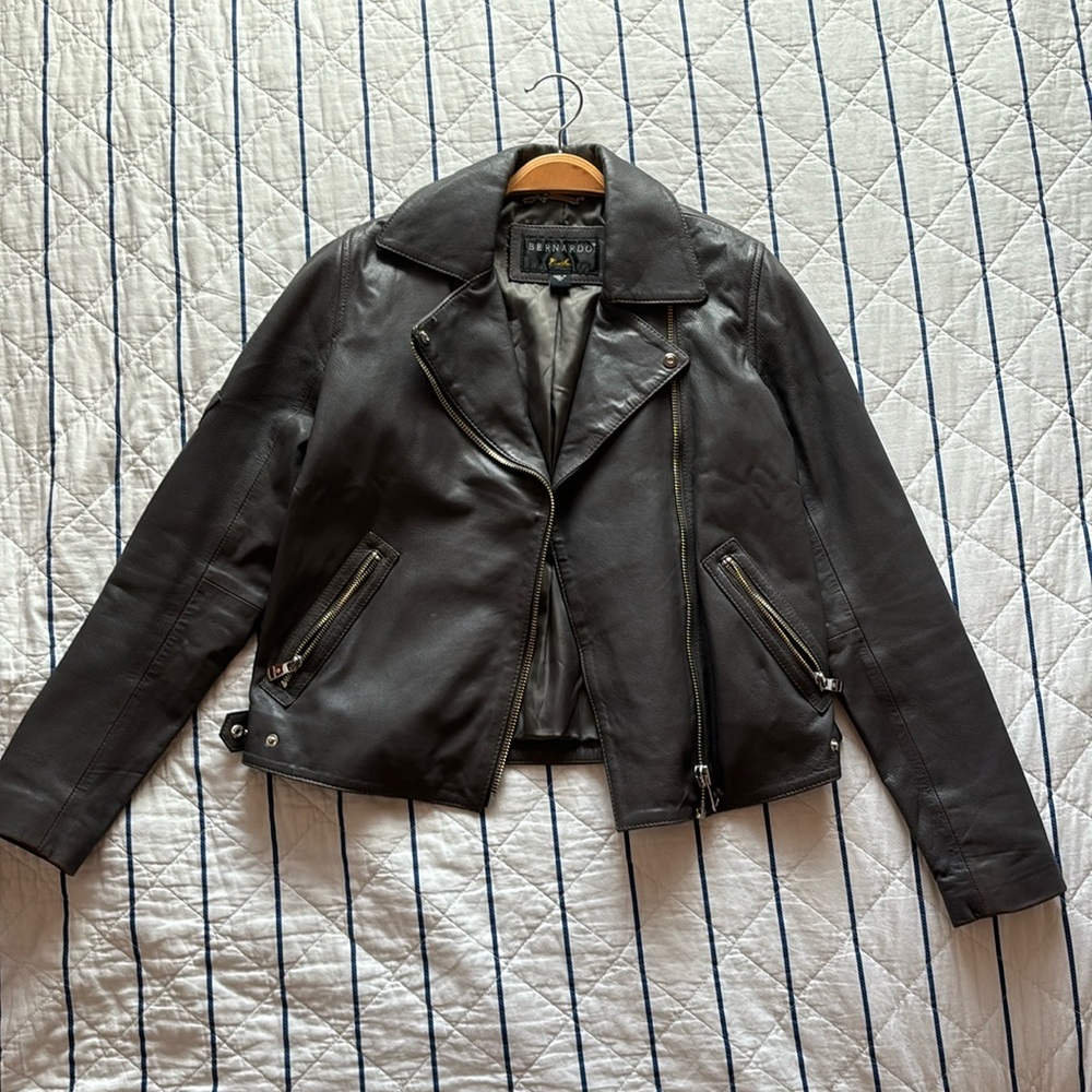 Bernado genuine leather jacket